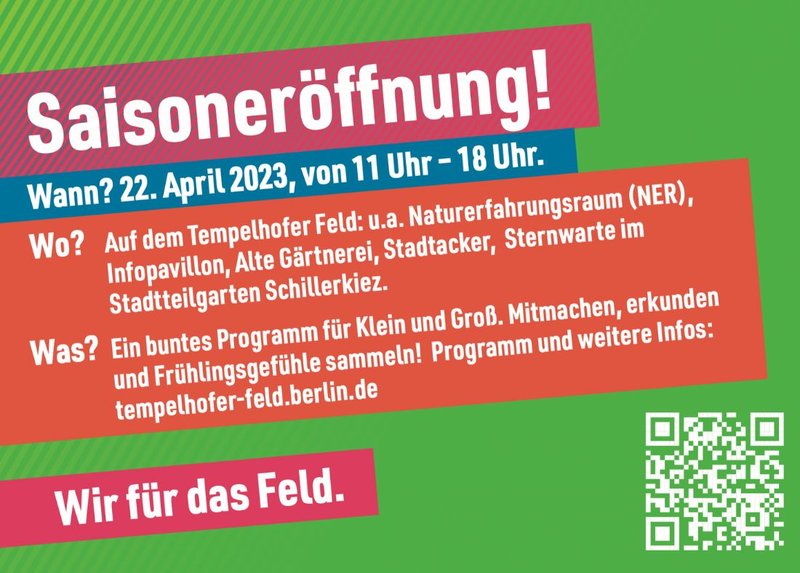 Saisoneröffnung Wir für das Feld Aktionstag